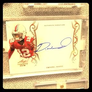 Leaf Trinity Denzel Ward Auto Rookie card